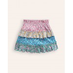 Tiered Printed Skort - Hotchpotch Floral