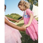 Butterfly Bodice Tulle Dress - Formica Pink Butterfly