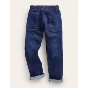 Denim Pull On Jeans - Dark Wash