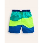 Swim Shorts - Yellow Colourblock