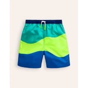 Swim Shorts - Yellow Colourblock