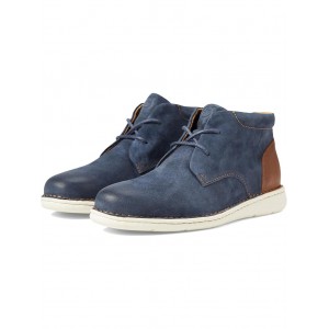 Theo Navy/Brown Distressed