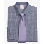 Stretch Madison Relaxed-Fit Dress Shirt, Non-Iron Glen Plaid