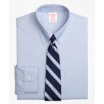 Stretch Madison Relaxed-Fit Dress Shirt, Non-Iron Pinpoint Button-Down Collar