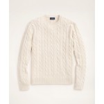 Big & Tall Supima Cotton Cable Crewneck Sweater