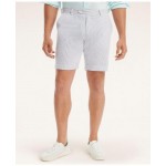 Big & Tall Cotton Seersucker Stripe Shorts