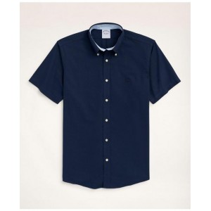 Stretch Regent Regular-Fit Sport Shirt, Non-Iron Short-Sleeve Oxford