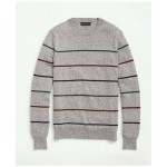 Supima Cotton Crewneck Striped Sweater