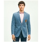 Classic Fit Stretch Cotton Fine-Wale Corduroy Embroidered Sport Coat