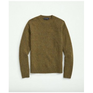 Brushed Wool Raglan Crewneck Sweater