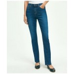 Stretch Cotton Slim-Straight Denim Jeans