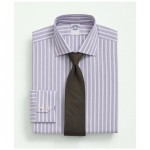 Brooks Brothers X Thomas Mason Cotton Poplin English Collar, Striped Dress Shirt
