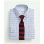 Brooks Brothers Explorer Collection Non-Iron Twill Ainsley Collar, Check Dress Shirt
