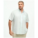 Big & Tall Sport Shirt, Short-Sleeve Irish Linen