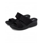 Sienna Bright Wedge Sandals Black