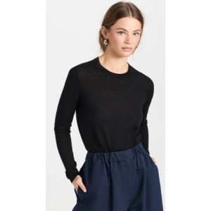 Crew Neck Long Sleeve Cashmere Top