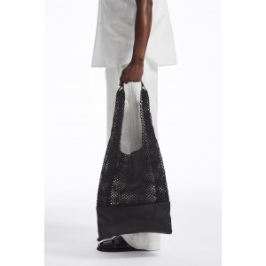 WOVEN TOTE - LEATHER