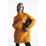 FUNNEL-NECK MOHAIR TUNIC