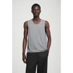 RIBBED-KNIT CREW-NECK TANK TOP