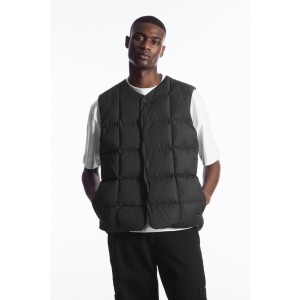 QUILTED PADDED LINER VEST