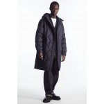 DIAMOND-QUILTED PADDED PARKA