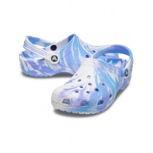 Classic Marbled Tie-Dye Clog White/Oxygen