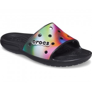 Unisex Crocs Classic Slide - Tie-Dye Graphics