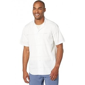 Short Sleeve Stripe Easy Shirt Brilliant White