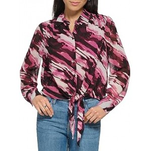 Print Knot Front with Collar Port Combo