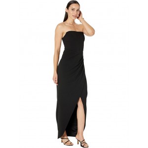 Strapless Gown with Bodice Boning Black
