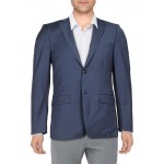 mens wool skinny fit two-button blazer