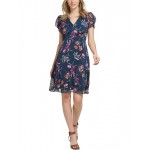 womens party short fit & flare dress