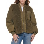womens sherpa cold weather faux fur coat
