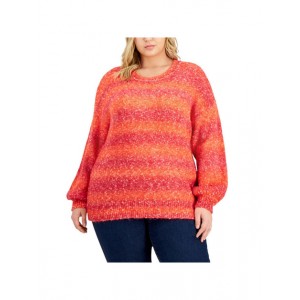 plus womens wool blend crewneck pullover sweater