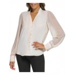 womens chiffon button front blouse