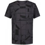 Big Boys Square-Collage-Print Cotton Short-Sleeve T-Shirt