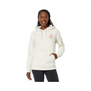 Womens Carhartt Rain Defender Relaxed Fit Midweight Chest Graphic Sweatshirt