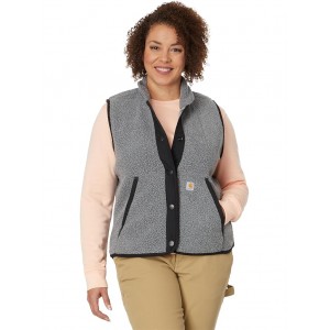 Womens Carhartt Fleece Button Front Vest