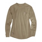 Womens Carhartt Flame-Resistant Force Cotton Long Sleeve Crew