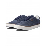 Costa Canvas Lace-Up Sneaker Navy/White