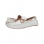 Mesa Driver Loafer White Dot Printed Calf Leather