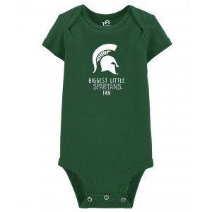 Green Baby NCAA Michigan State Spartans TM Bodysuit