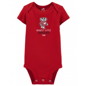 Red Baby NCAA Wisconsin Badgers TM Bodysuit