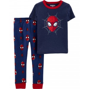 Heather Toddler 2-Piece Spider-Man 100% Snug Fit Cotton Pajamas