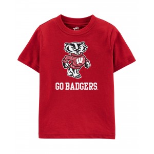 Red Toddler NCAA Wisconsin Badgers TM Tee