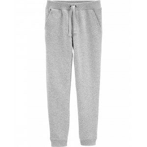 Heather Kid Pull-On French Terry Joggers
