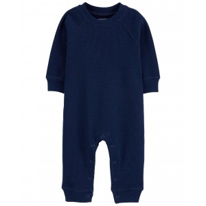 Blue Baby Thermal Jumpsuit