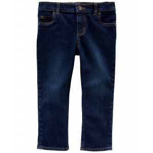 Blue Toddler Straight Leg Dark Wash Jeans