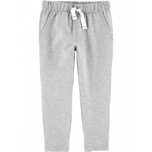 Heather Baby Pull-On French Terry Pants