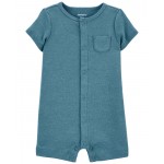 Blue Baby Snap-Up Romper